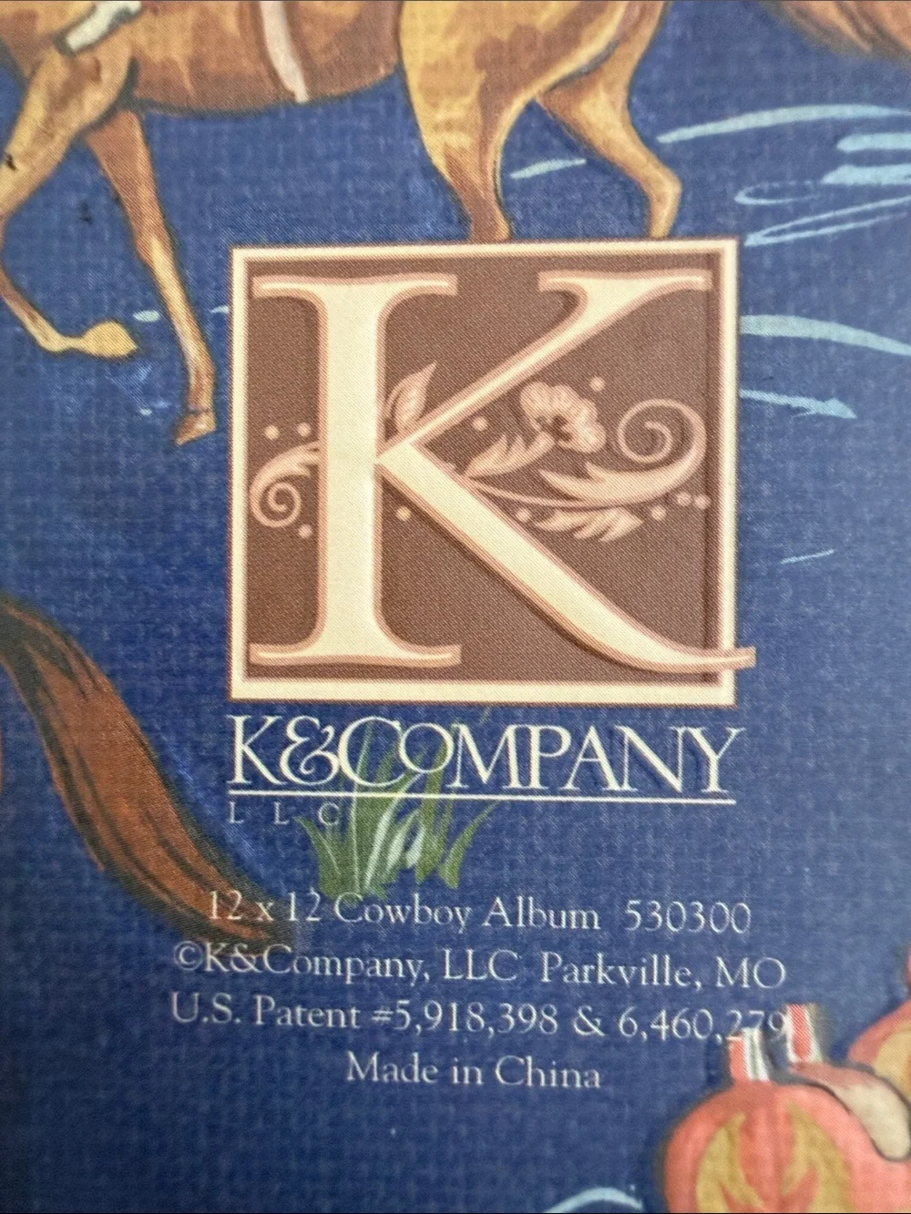 K&Company Western Cowboy Scrape book Photo Album